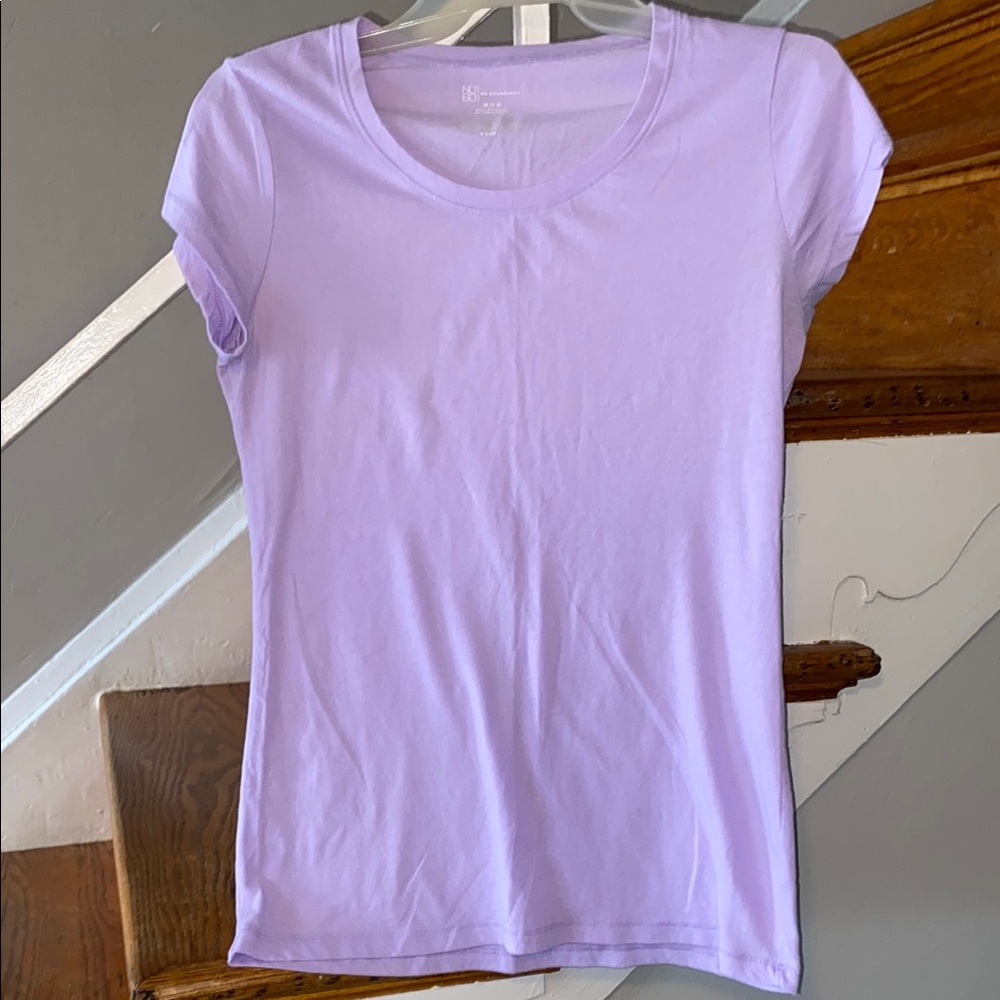 No Boundaries Purple T-Shirt Size Medium (7-9)